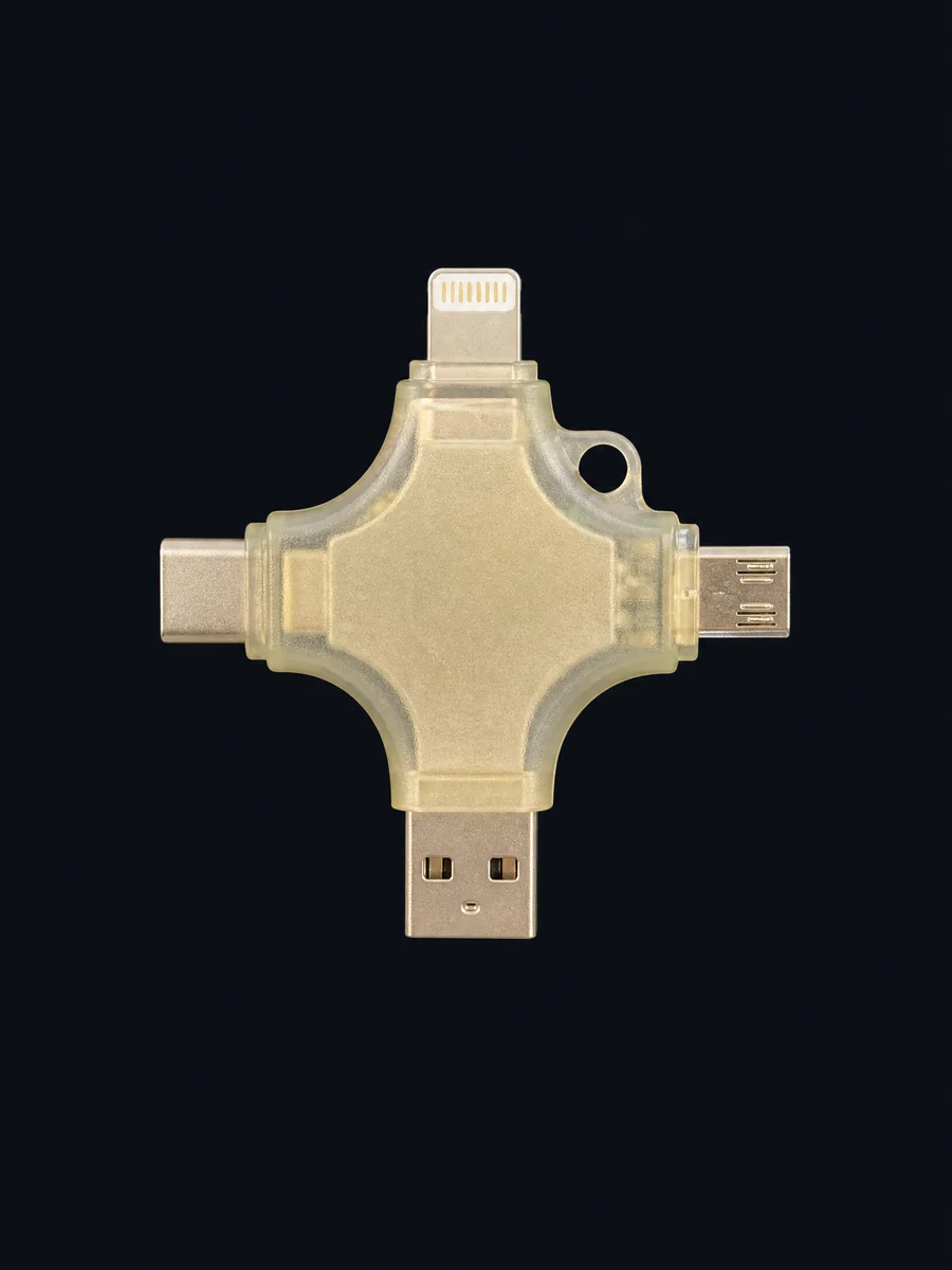 Dual Storage 4-in-1 Flash Drive 256GB