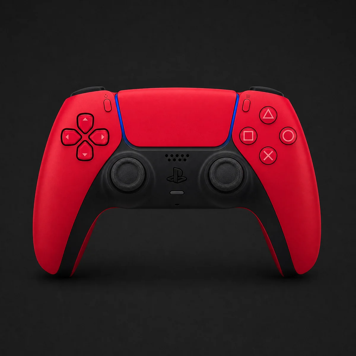 PlayStation DualSense Wireless Controller — red shown