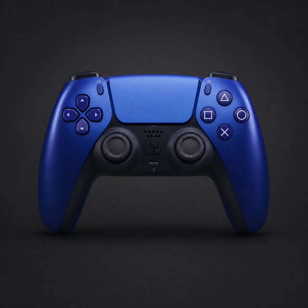 PlayStation DualSense Wireless Controller — dark blue/purple shown