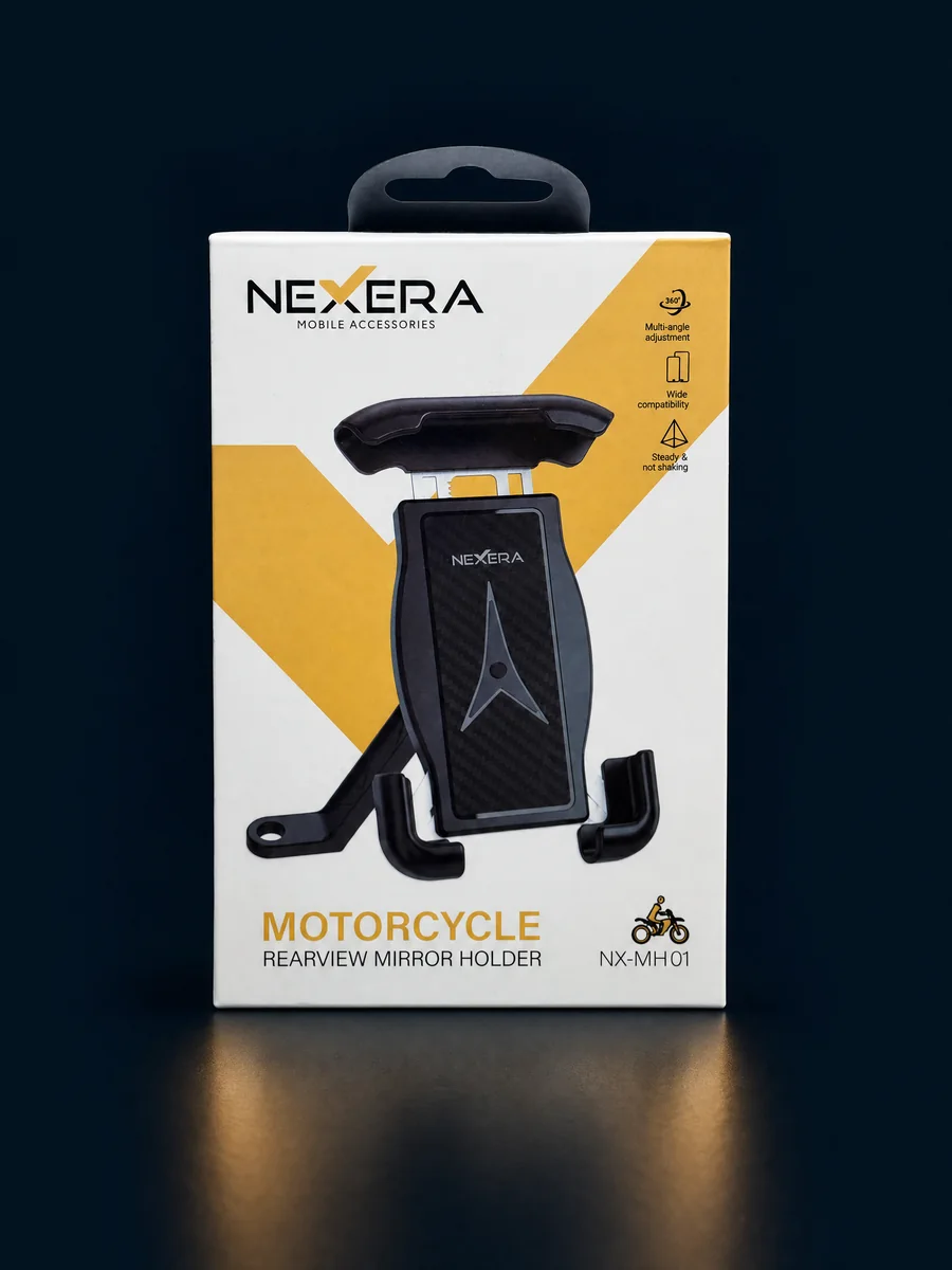 NEXERA NX-MH01 Motorcycle Rearview Mirror Holder