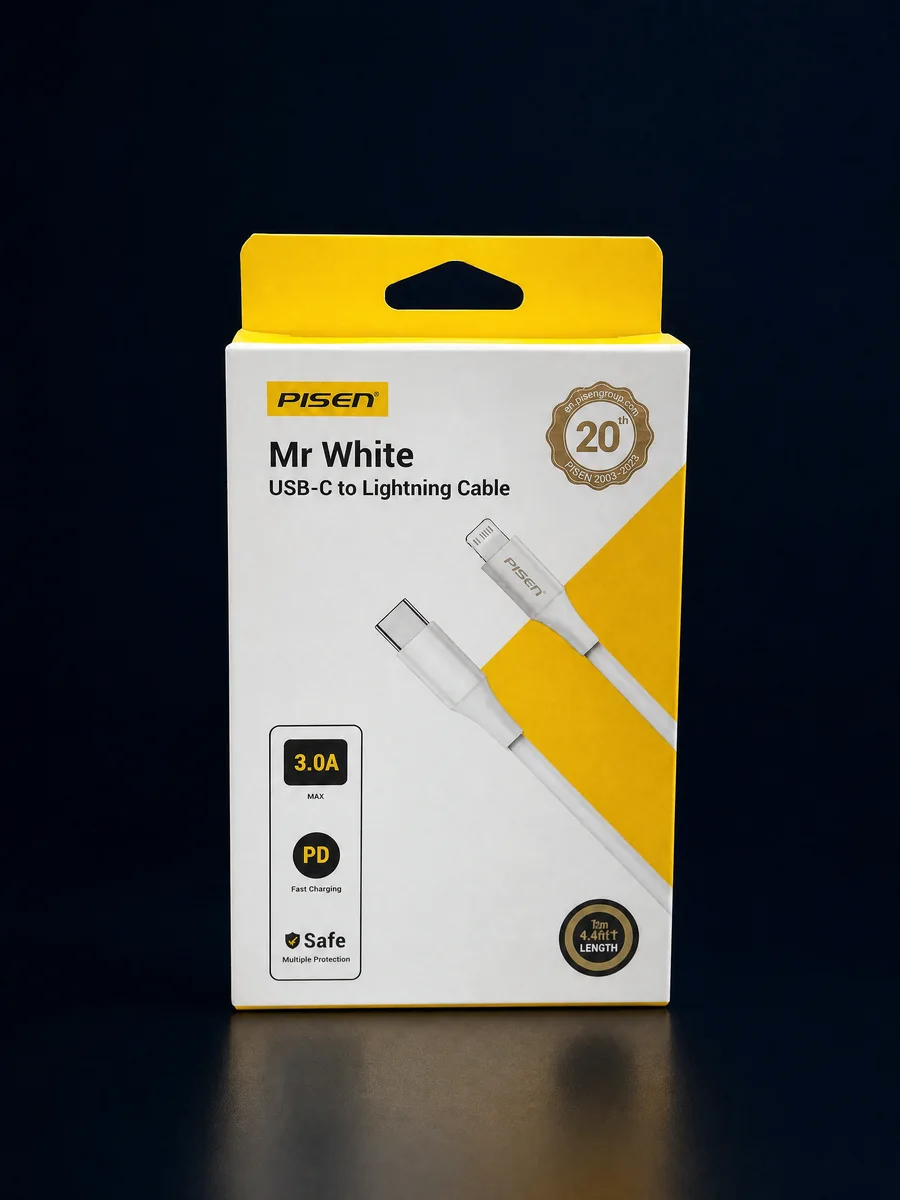 PISEN Mr White USB-C to Lightning Cable