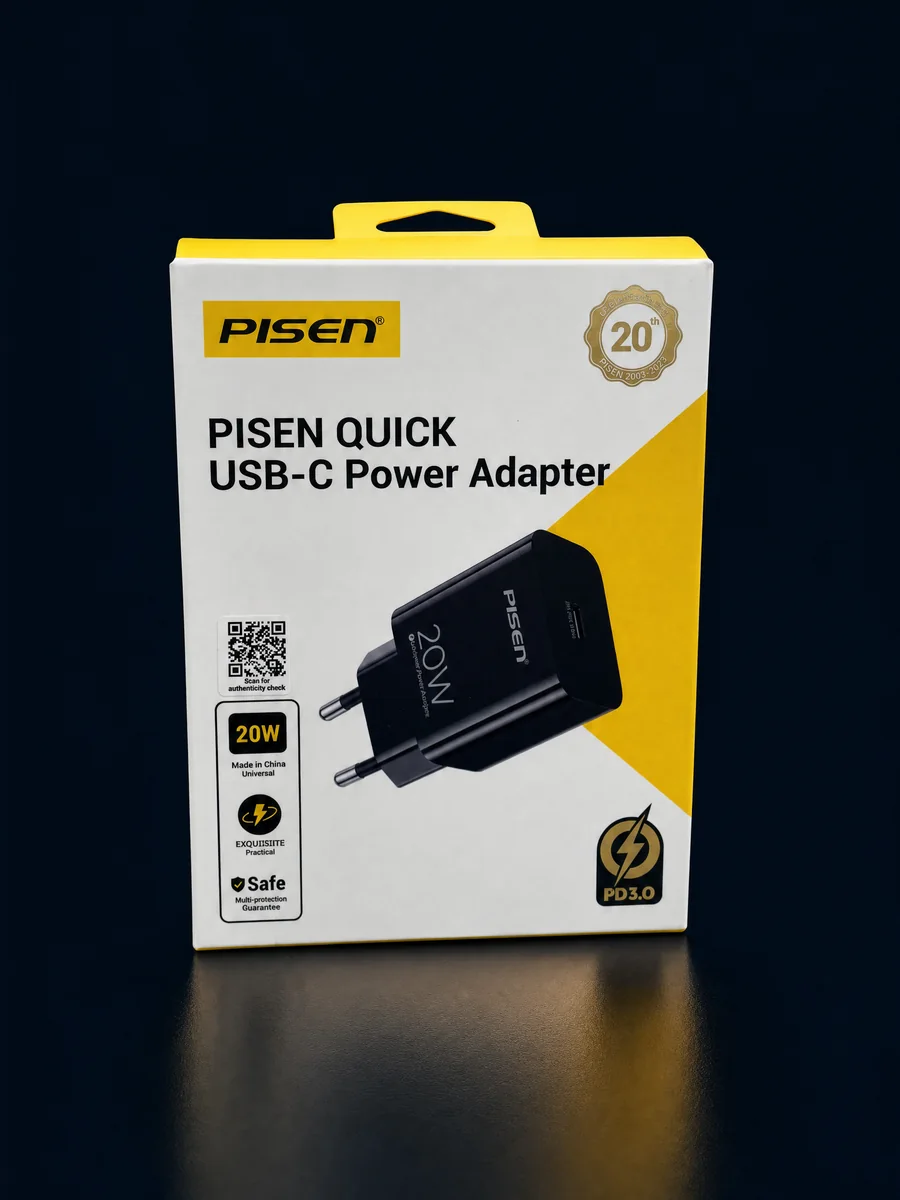 PISEN Quick USB-C 20W Power Adapter
