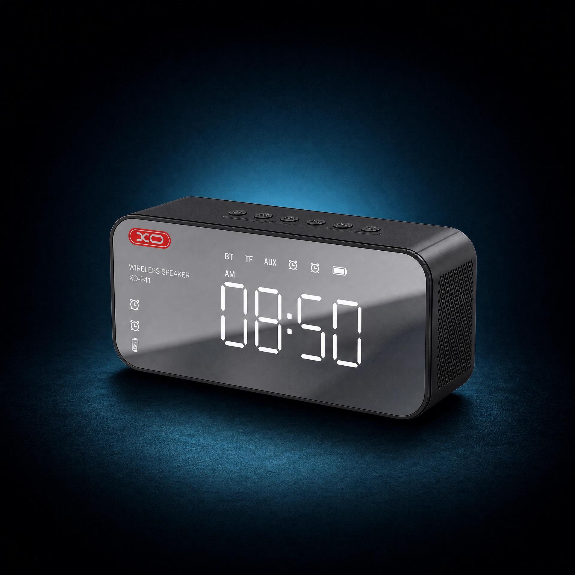 XCO XO-F41 Mirror Clock Wireless Speaker